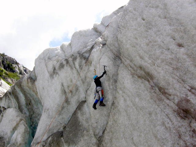 Escalando o sérac