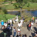 No Parque Ambiental de Stª Margarida, ouvindo Tiago Lopes