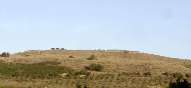 A Marcha no Forte da Aguieira, vista da Quinta da Romeira