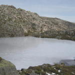 Lagoa da Paixão gelada