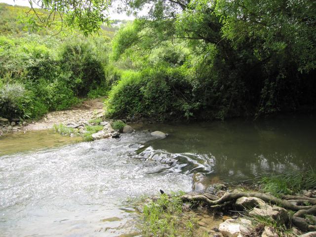 Caminho submerso