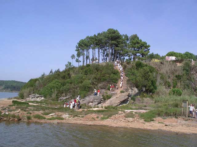 Miradouro no percurso sinalizado dos Patos Reais