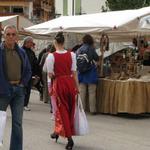 Feira em San Cassiano.