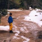 1992 1º Nevestrela da Mariana. Ja nas Penhas Douradas, so faltava a descida para Manteigas. Cansadita...