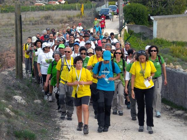 8ª MARCHA dos FORTES® - Chegada ao minuto exacto ao Forte do Arpim!