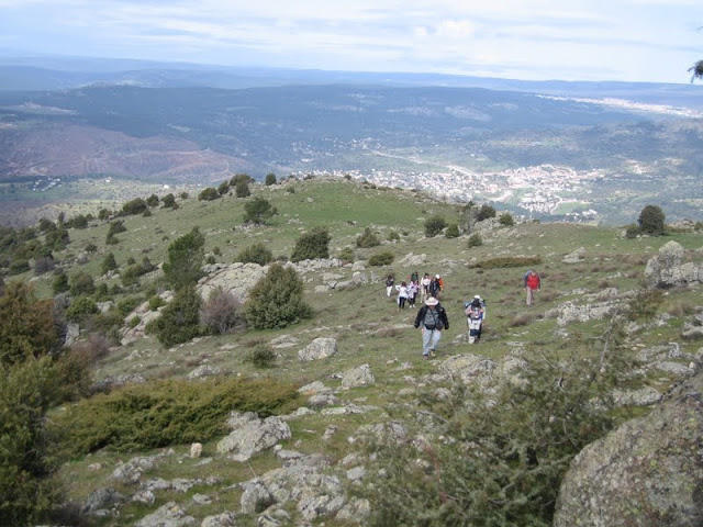 A caminho do Cerro de S. Bernardo