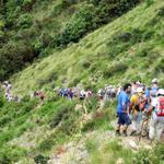 Percurso pedestre no E12 de Ciolandrea de S.Giovanni a Piro (cota 520m) até à praia del Marcellino