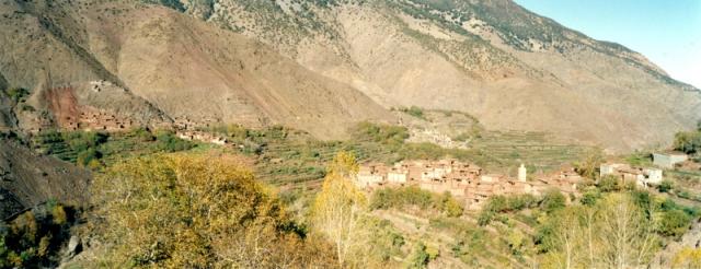 A caminho do Toubkal - aldeia berbére Id Aissa