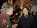 Com Teresa Couceiro, que organizou "Do Choupal até à Lapa"
