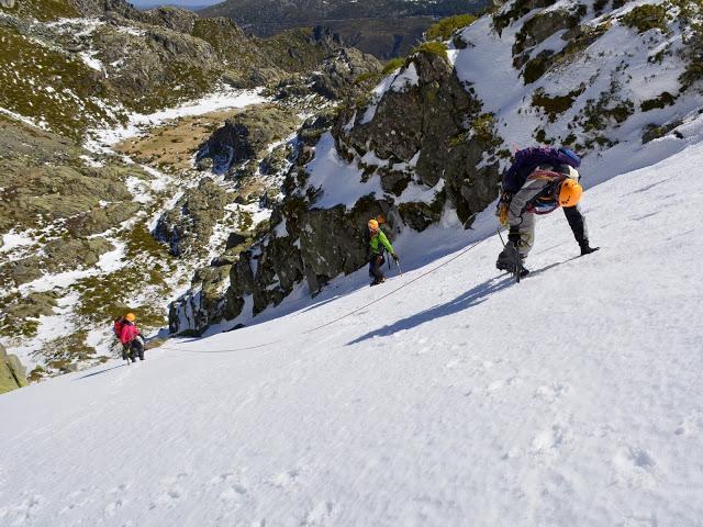 Formação em Alpinismo na Serra da Estrela