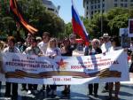 Em Barcelona, manifestação comemorativa do Dia da Vitória