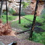 Efeitos do temporal no Parque da Pedra