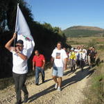 Dirigentes da Associação da Patameira foram receber a Marcha!