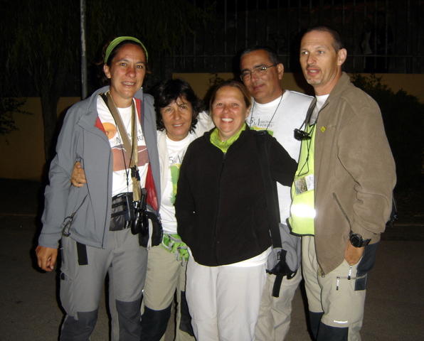A Rosa Helena, a Ana e o António, participantes na Marcha dos Fortes, e agora novos Batedores!