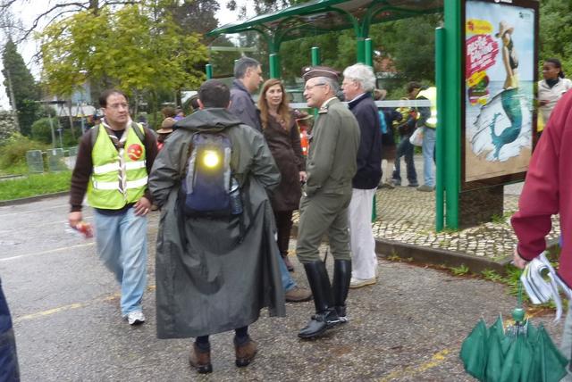 Stephan Cramer, coordenado do PLP Lisboa e os responsáveis do Parque Florestal de Monsanto