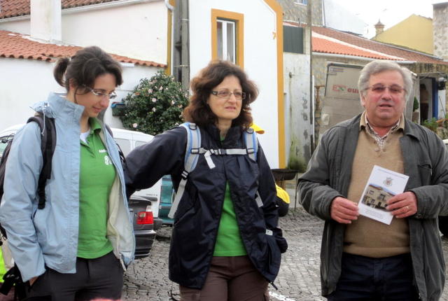 As organizadores e o Presidente da Junta de Vila Franca do Rosário