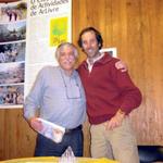 João Garcia em 07 de Fevereiro de 2003, na Sede do CAAL, saudado por José Veloso, Presidente do nosso Clube