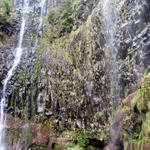 Parede de água na levada do Risco