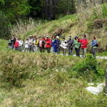 O grupo na levada Nova