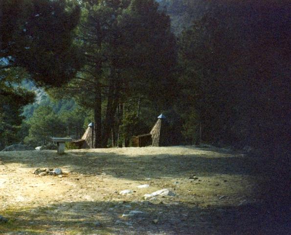 Apoio ao campismo Nogal del Barranco, onde ficámos acampados. Voltámos lá 20 anos depois...
