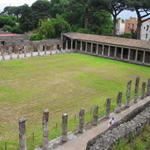 Pompeia - pátio dos gladiadores