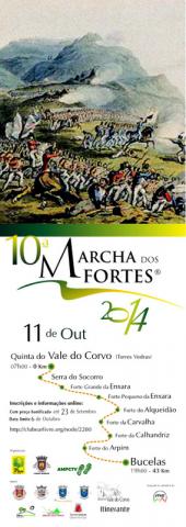 Cartaz da 10ª MARCHA dos FORTES®