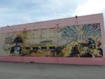 O belo Mural alusivo às Linhas de Torres, na Escola de Bucelas