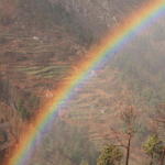 Arco iris no Poço do Inferno